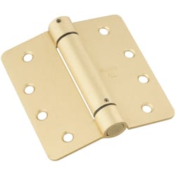 National Hardware 4 in. L Brass-Plated Spring Hinge 1 pk