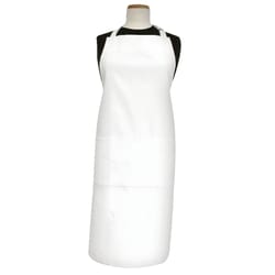 Ritz 2 pocket White Cotton Solid Apron