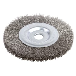 Forney 4 in. Crimped Wire Wheel Brush Metal 6000 rpm 1 pc