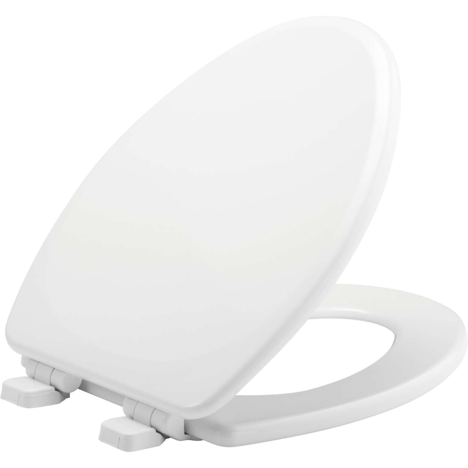 Mayfair Slow Close Elongated White Molded Wood Toilet Seat Ace Hardware