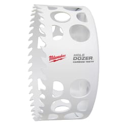 Milwaukee Hole Dozer 4-5/8 in. Carbide Tipped 5.938 in. L X 5/8 in. D Hole Saw