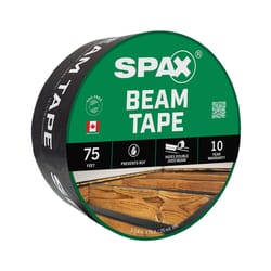 SPAX 3-1/4 in. W X 75 ft³ L Polyethylene Self Adhesive Deck Flashing Black