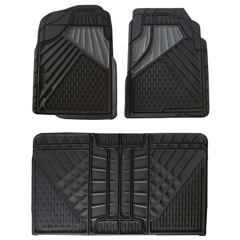 Go Gear Black Rubber Truck Floor Mats 4 pk Ace Hardware