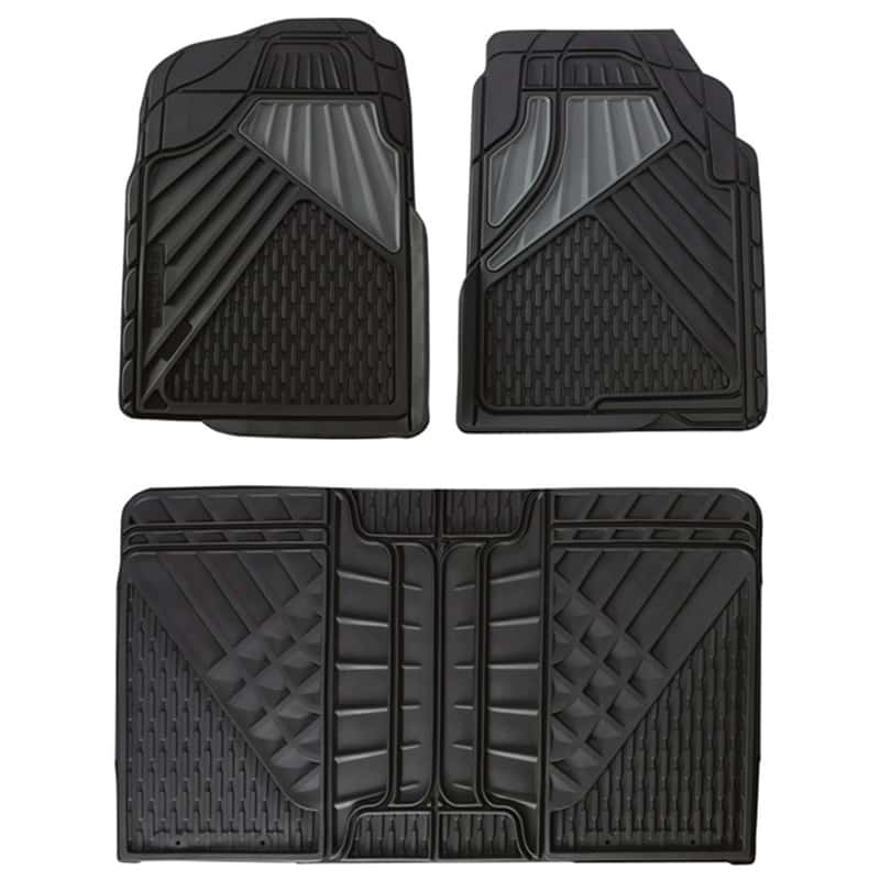 Go Gear Black Rubber Truck Floor Mats 4 Pk - Ace Hardware