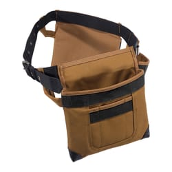 Carhartt 7 pocket Polyester Tool Belt Brown 52 56 in.