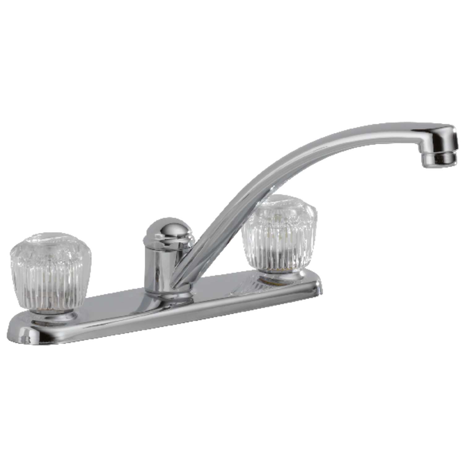 Delta Classic Two Handle Chrome Kitchen Faucet Ace Hardware