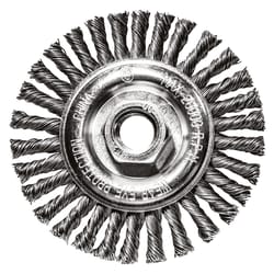 Century Drill & Tool 4 in. Stringer Bead Wire Wheel Brush Steel 20000 rpm 2 pc