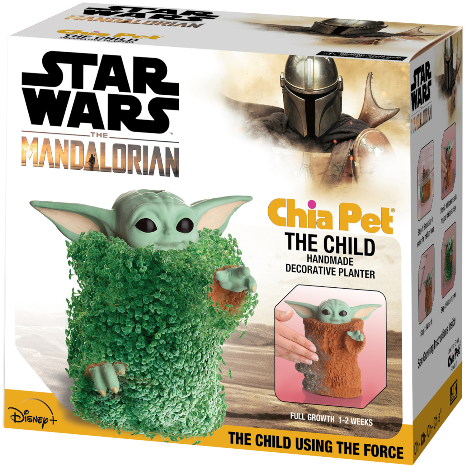 Photos - Other interior and decor Chia Pet Mandalorian The Child Standing Decorative Planter Clay 1 pk CP974