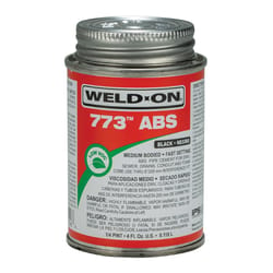 Weld-On 773 Black Solvent Cement For ABS 4 oz