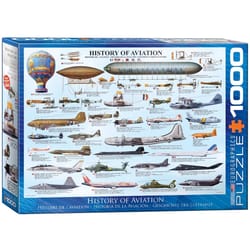 Eurographics History of Aviation Jigsaw Puzzles Multicolored 1000 pc