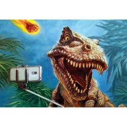 Eurographics Dino Selfie Jigsaw Puzzles Multicolored 100 pc