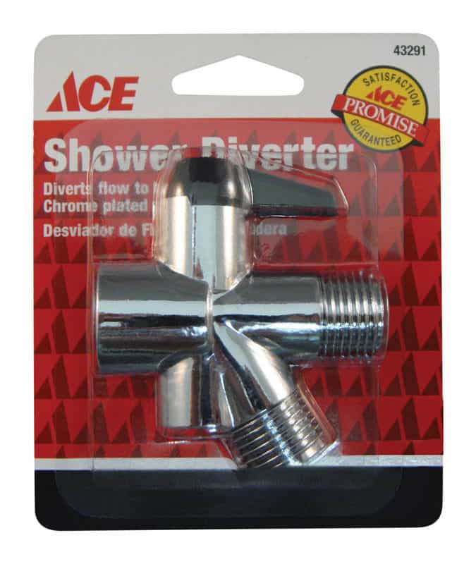 Ace Chrome ABS Shower Diverter Ace Hardware