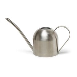 Kikkerland Steel Watering Can Silver