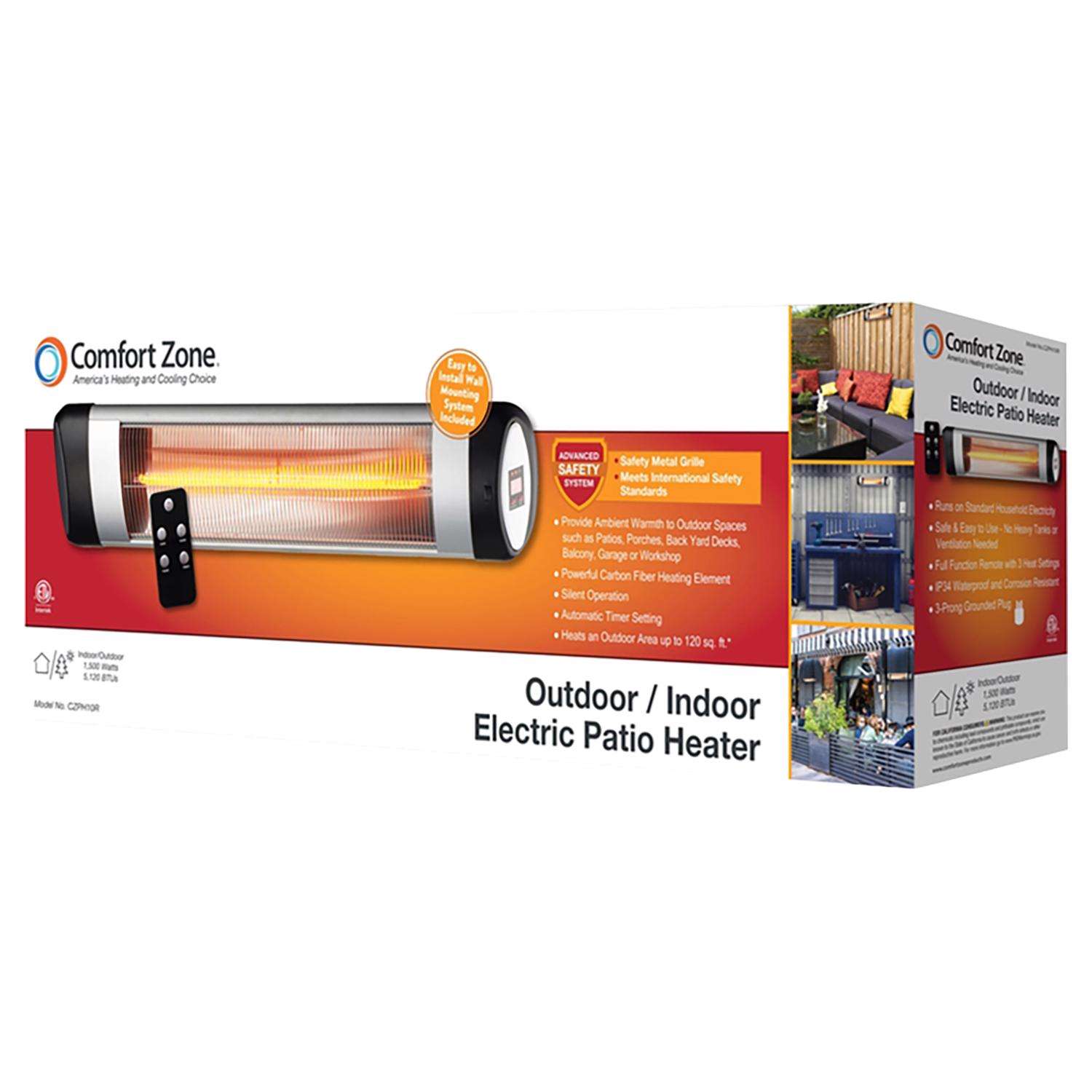 Comfort Zone 120 sq ft 5120 BTU Electric Wall Heater Ace Hardware