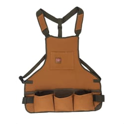 Bucket Boss Nail and Tool Pocket Apron Brown