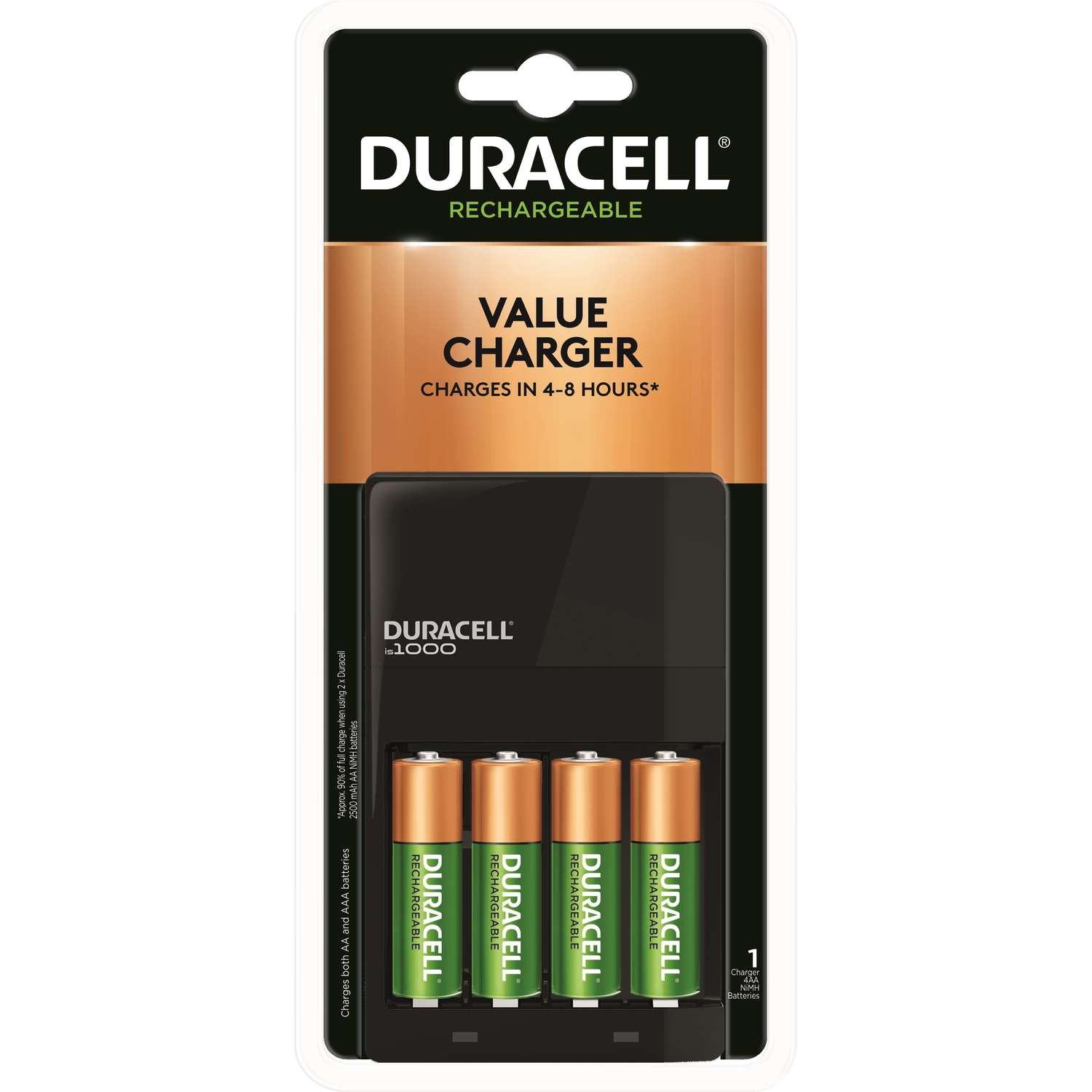 Duracell 4 Battery Rechargeable Battery Charger Ace Hardware