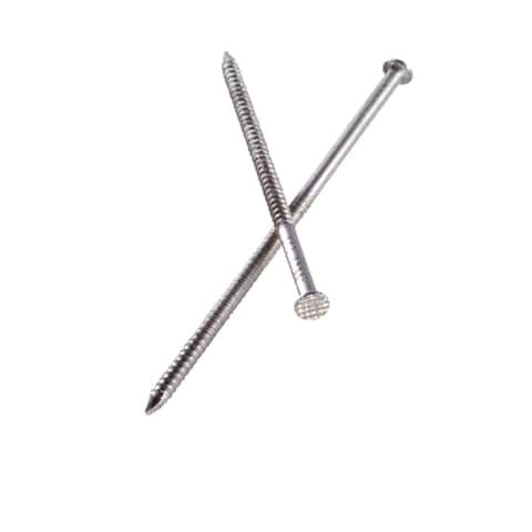 Simpson Strong-Tie 10D 3 in. Siding Coated Stainless Steel Nail Round Head 5 lb Simpson Strong-Tie 10D 3 in. Siding Coated Stainless Steel Nail Round Head 5 lb