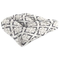 Jordan Manufacturing Gray Polyester Wicker Seat Cushion