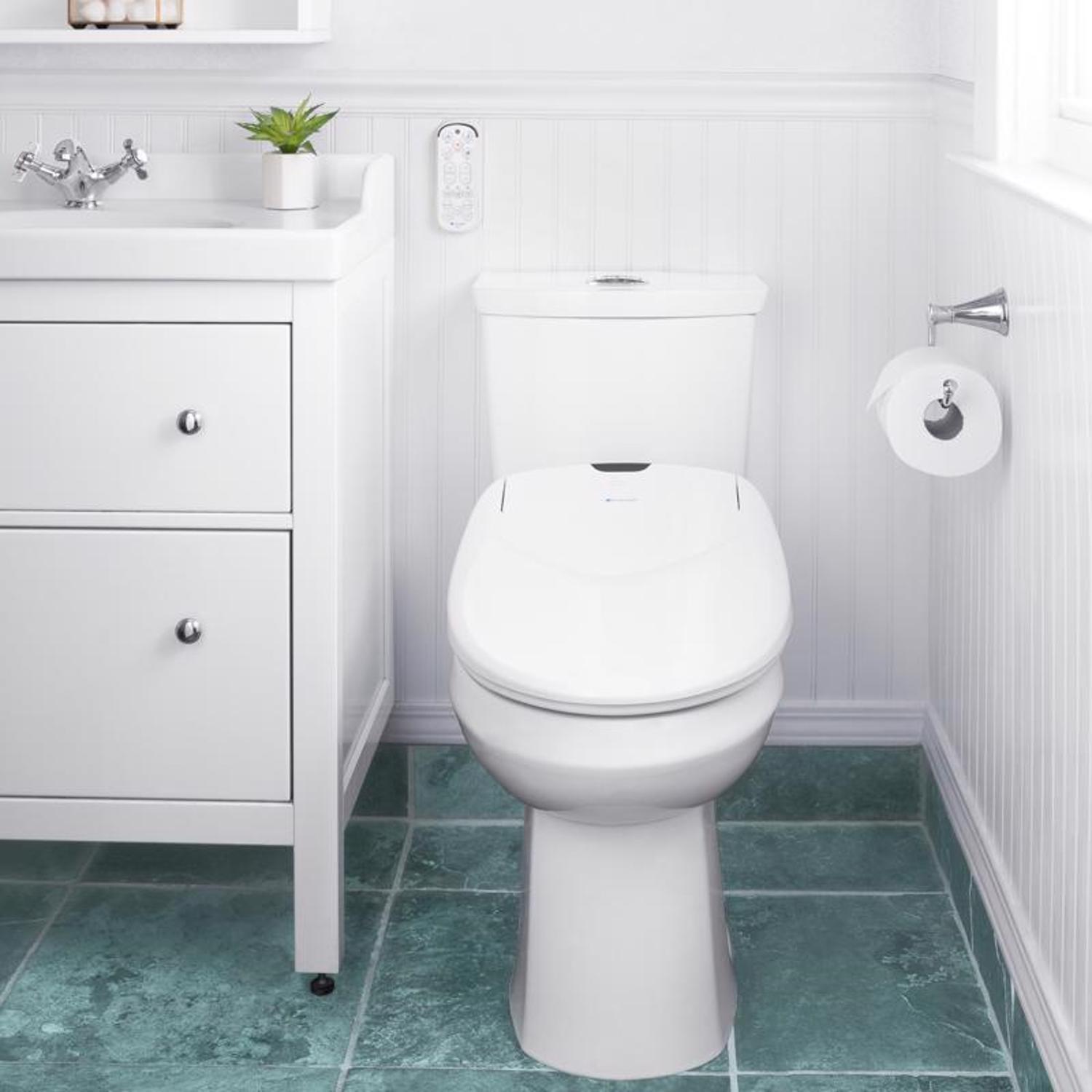 Brondell Swash N/A gal White Round Electronic Bidet Toilet Seat