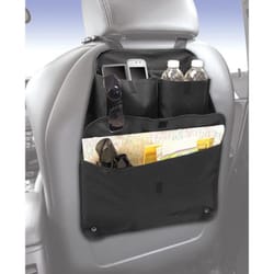 Custom Accessories Black Back Seat Organizer For Fit Most Vehicles 1 pk