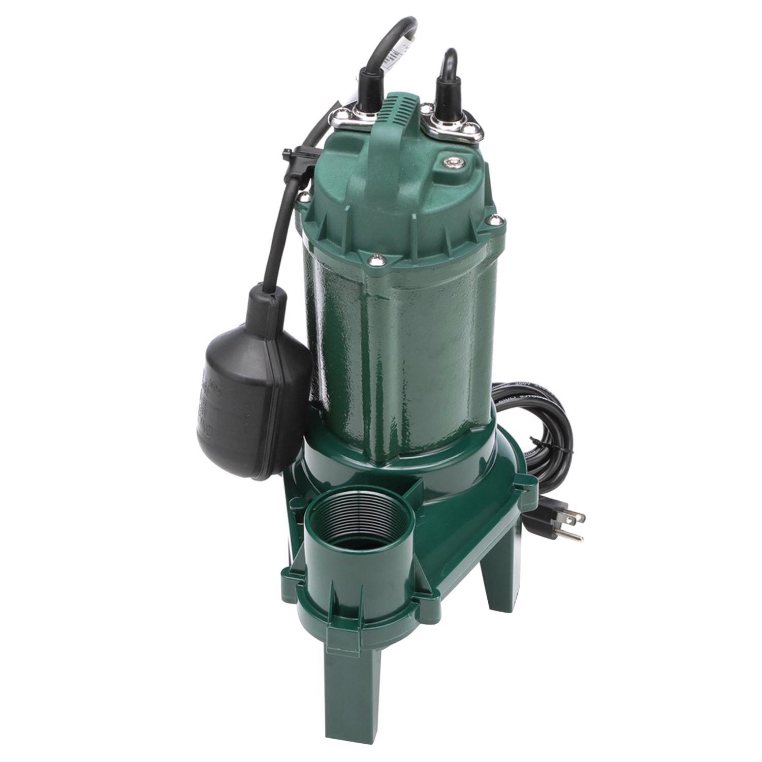 Zoeller 1/3 HP 5280 gph Cast Iron Tethered Float Switch Sewage Pump Ace Hardware