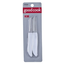 Good Cook 3 in. L Stainless Steel Paring Knife Set 2 pc