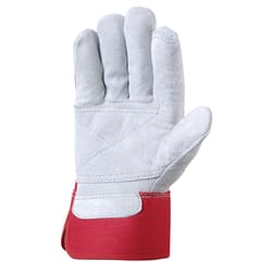 Wells Lamont Universal Palm Work Gloves Red L 1 pair