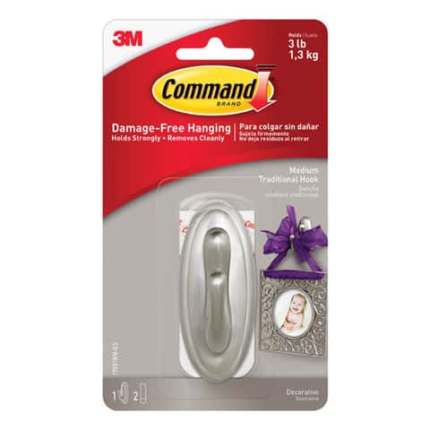 3M Command Small Plastic Wire Hooks 1.625 in. L 1 pk – Hi-Pro Ace  Supercentre