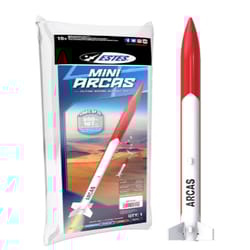 Estes Mini Arcas Model Rocket Kit Red/White 1 pc