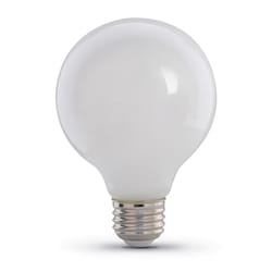 Feit Enhance G25 E26 (Medium) Filament LED Bulb Soft White 60 Watt Equivalence 3 pk