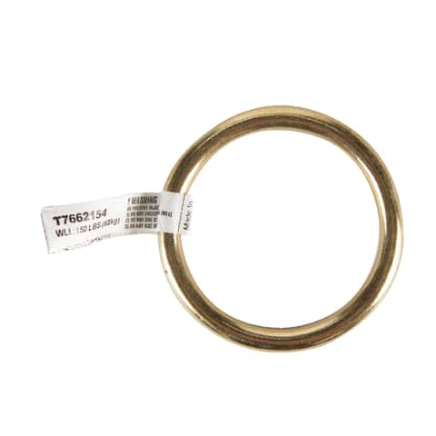 Campbell Polished Solid Bronze Solid Ring 150 lb 2 in. L Campbell Polished Solid Bronze Solid Ring 150 lb 2 in. L
