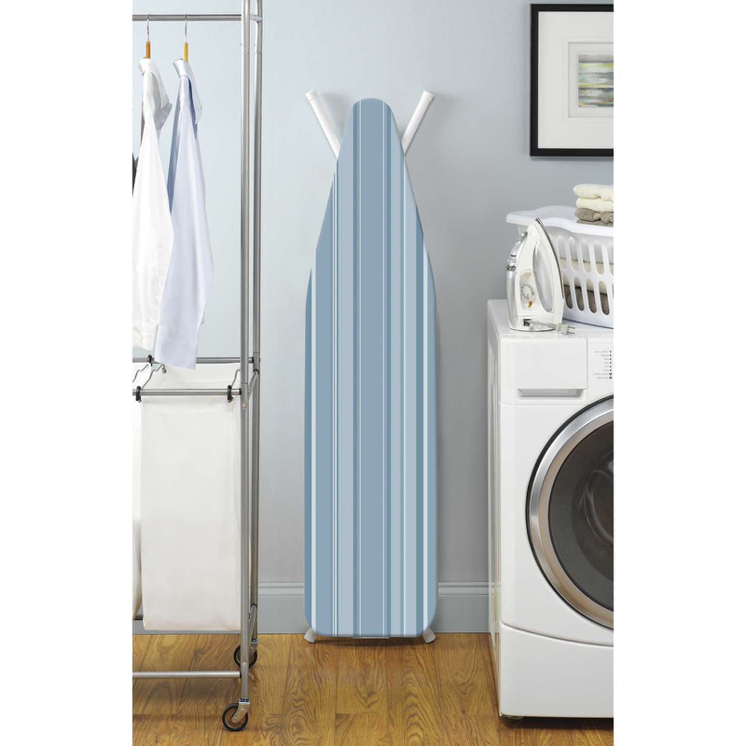 Whitmor Striped Ironing Board Cover and Pad - Navy / White, 15 x 54 in -  Pay Less Super Markets