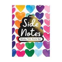 OOLY Side Notes Rainbow Hearts 2.13 in. W X 6.3 in. L Assorted Sticky Tabs 1 pad