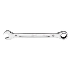 Milwaukee 19 mm X 19 mm 12 Point Metric Combination Wrench 10.14 in. L 1 pc