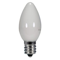 Satco C7 E12 (Candelabra) LED Bulb Warm White 5 W 1 pk