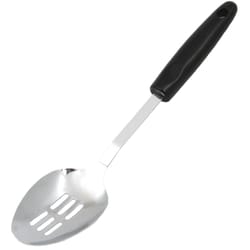 Chef Craft Black/Silver Stainless Steel Slotted Spoon