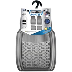 Custom Accessories Gray Rubber Auto Floor Mats 4 pk