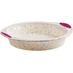 Trudeau Confetti Round Cake Pan Multicolored