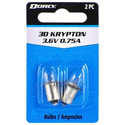 2 pack Rayovac Krypton K3 Flashlight Bulbs 3.6V Lot of 2 KPR103 4 bulbs Total 