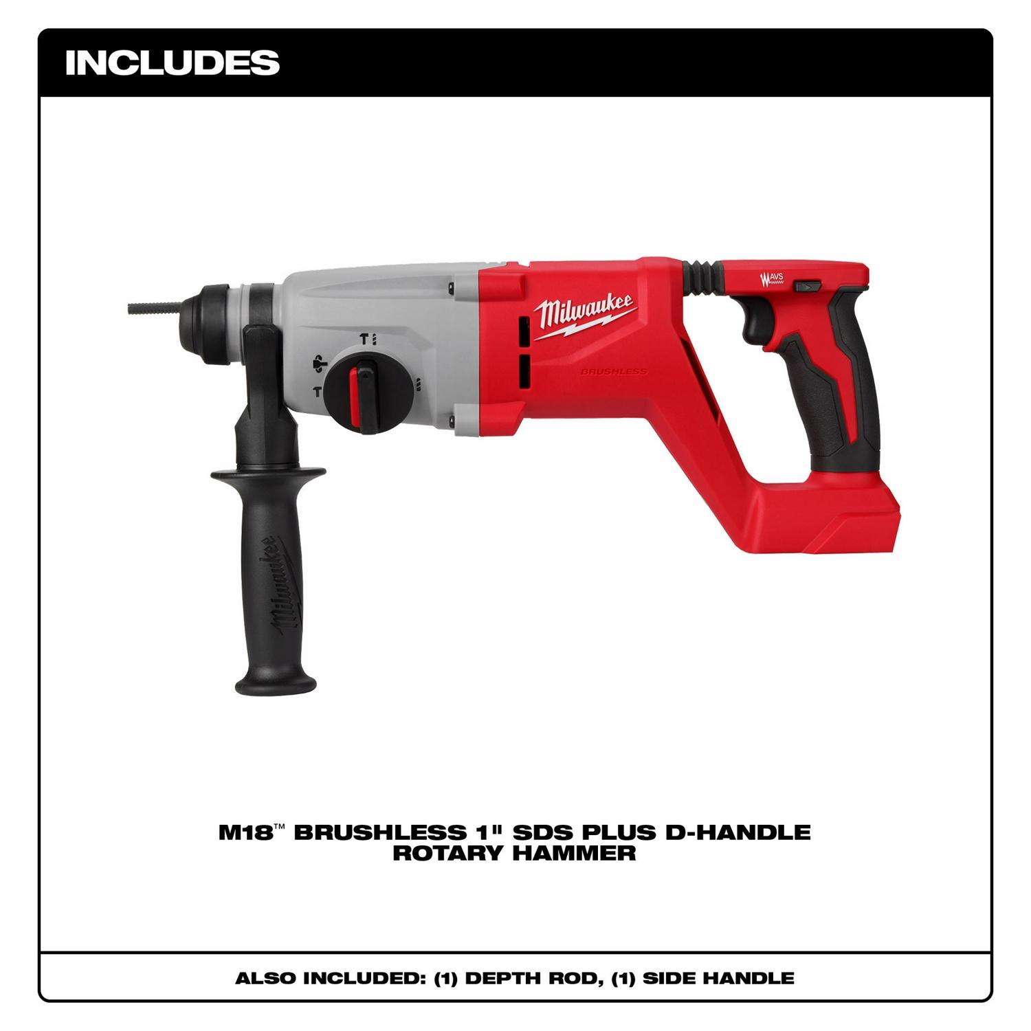 18V 2.5Ah Cordless SDS-Plus Hammer Drill in Kit Box