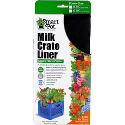 Smart Pot 12 in. H X 12 in. W X 12 in. D Geo-Thermal Fabric Milk Crate Grow Bag Planter Black