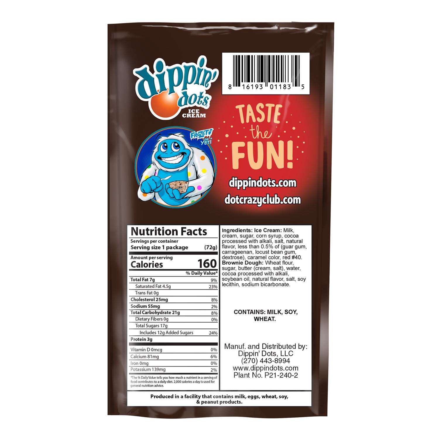 Dippin Dots Beaded Ice Cream Cookie & Cream Ice Cream Mix 3 oz Pouch - Ace  Hardware