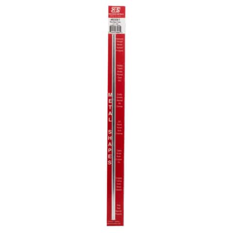 K&S 1/4 in. D X 1 ft. L Round Aluminum Tube