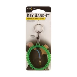 Nite Ize 2.5 in. D Plastic Lime Wristband Key Ring