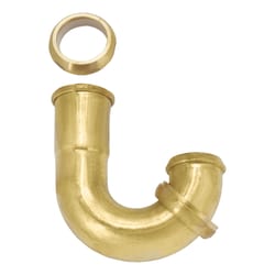 Ace 1-1/2 in. D Brass Sink Trap J-Bend