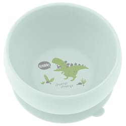 Stephen Joseph Blue Silicone Dino Bowl 4.75 in. D 1 pc