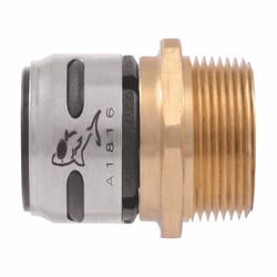 SharkBite EvoPEX 1 in. Push X 1 in. D MPT Brass Adapter