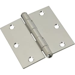 National Hardware 3.5 in. L Door Hinge 1 pk