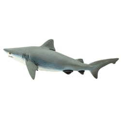 Safari Ltd. Wild Safari Bull Shark Toy Gray/White
