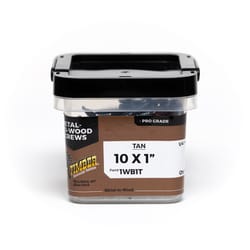 Big Timber Woodbinder No. 10 Sizes X 1 in. L Hex Hex Washer Head Sheet Metal Screws 1 lb 100 pk